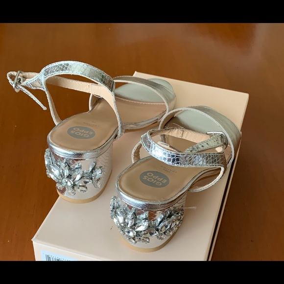 Jeweled silver sandals - Picture 2 of 4